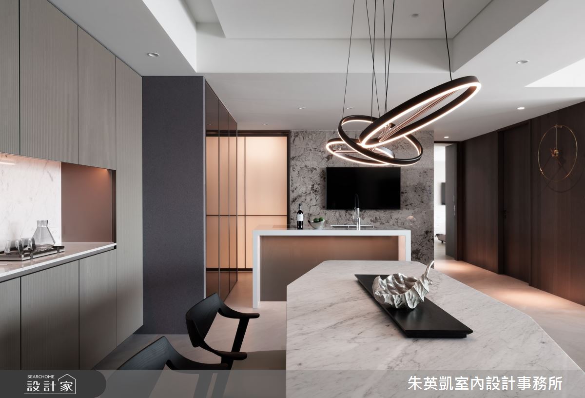 50坪毛胚屋＿現代風餐廳中島案例圖片＿朱英凱室內設計事務所＿朱英凱_47之17
