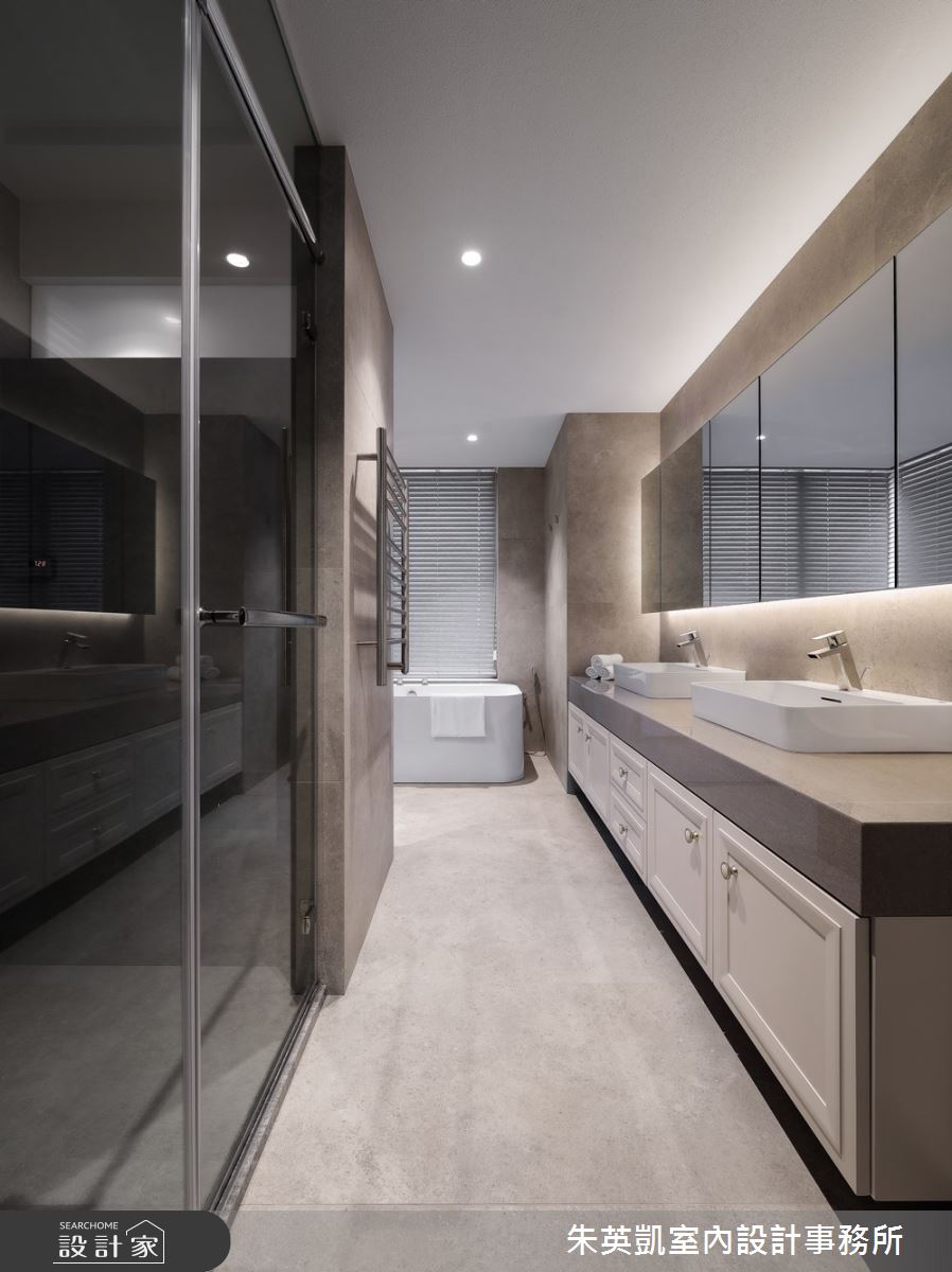 50坪毛胚屋＿現代風浴室案例圖片＿朱英凱室內設計事務所＿朱英凱_47之33