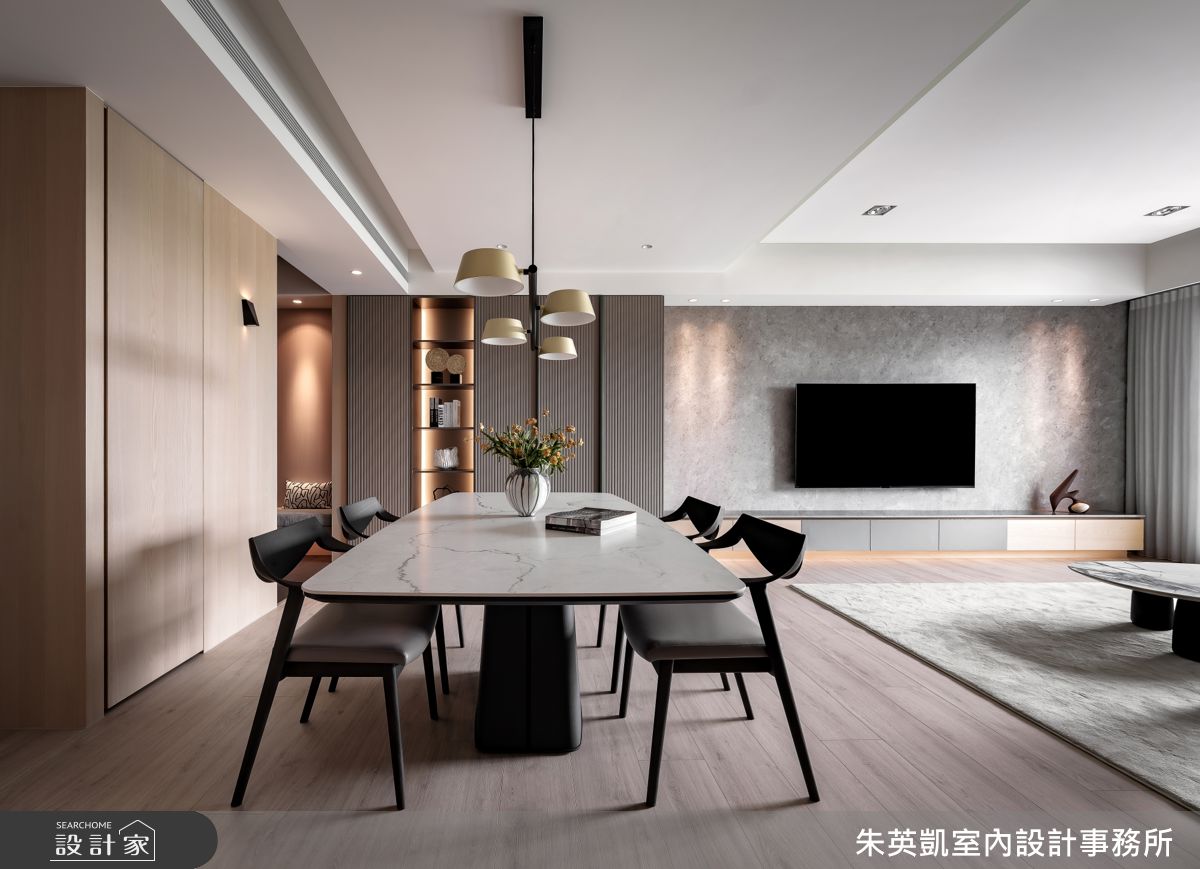 30坪新成屋(5年以下)＿現代風客廳餐廳案例圖片＿朱英凱室內設計事務所＿朱英凱_48之7