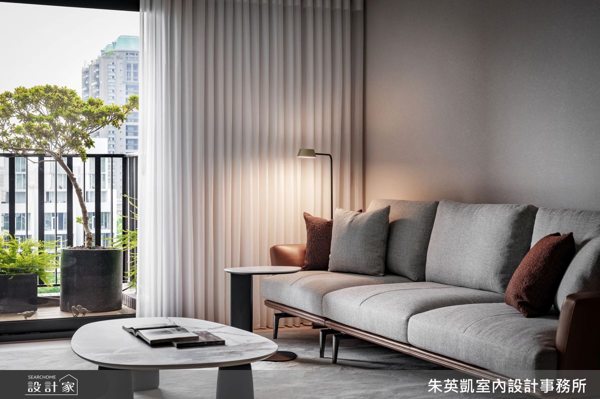 30坪新成屋(5年以下)＿現代風客廳案例圖片＿朱英凱室內設計事務所＿朱英凱_48之14