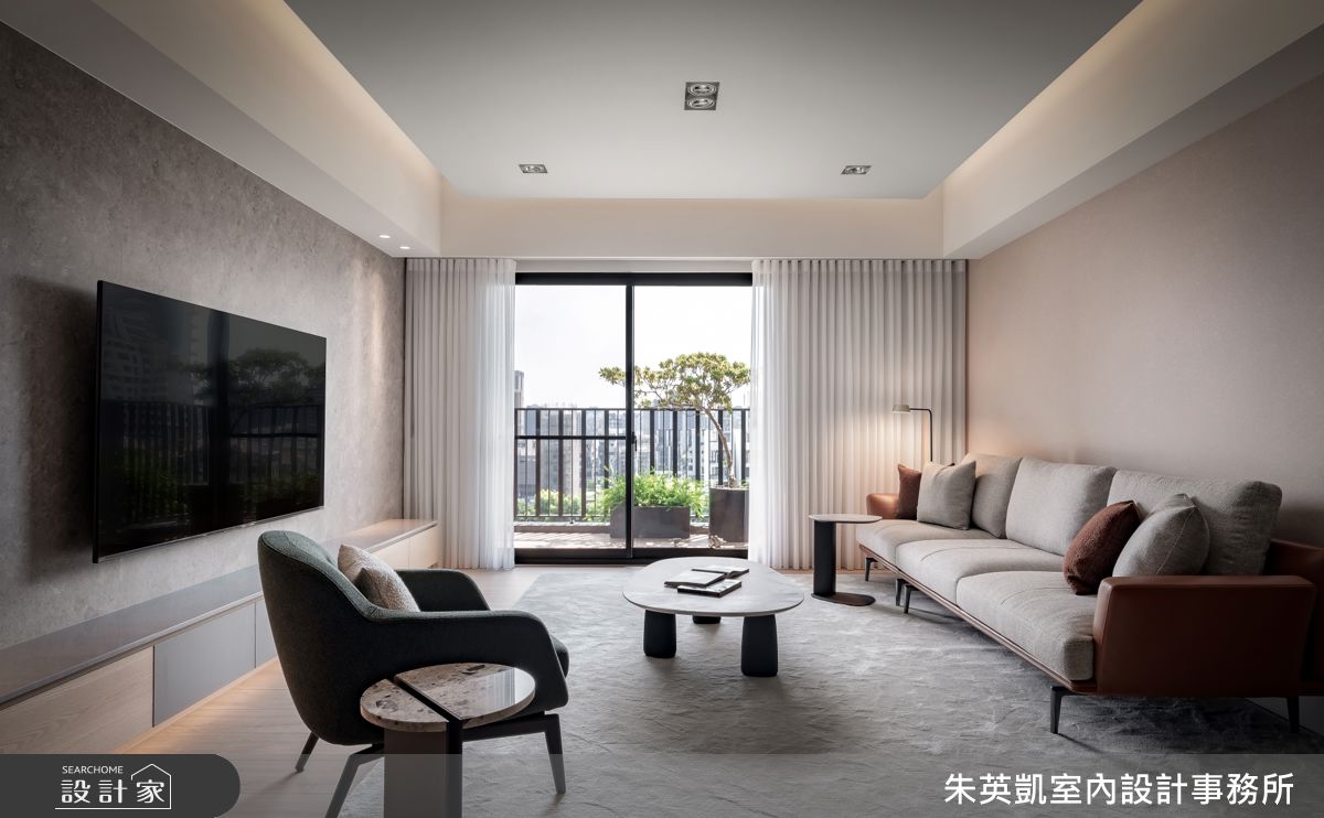 30坪新成屋(5年以下)＿現代風客廳案例圖片＿朱英凱室內設計事務所＿朱英凱_48之12