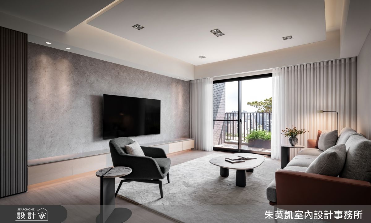 30坪新成屋(5年以下)＿現代風客廳案例圖片＿朱英凱室內設計事務所＿朱英凱_48之13