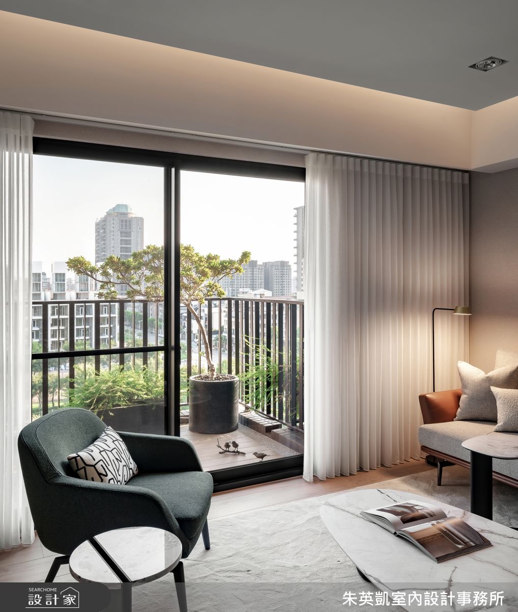 30坪新成屋(5年以下)＿現代風客廳案例圖片＿朱英凱室內設計事務所＿朱英凱_48之15