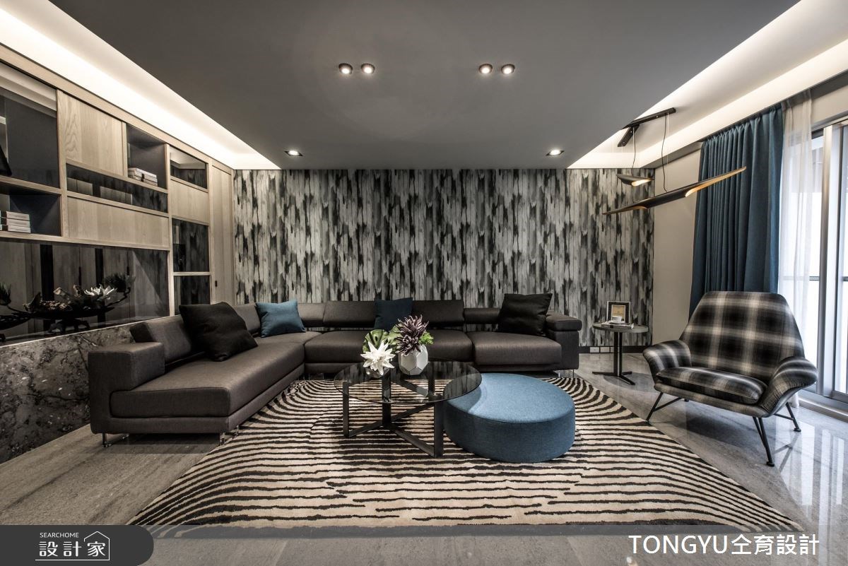 166坪新成屋(5年以下)＿現代風客廳案例圖片＿仝育設計＿仝育_06.深喻恬靜.自然共生之3
