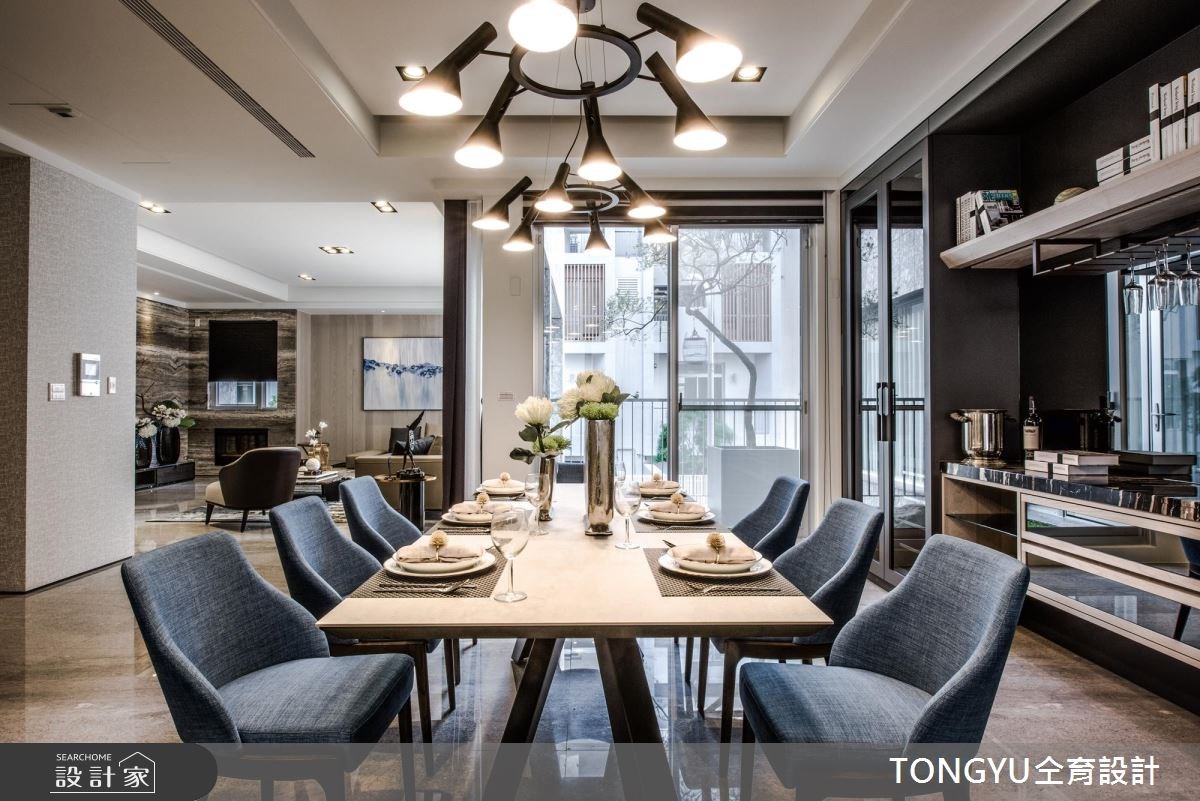 166坪新成屋(5年以下)＿現代風客廳餐廳案例圖片＿仝育設計＿仝育_06.深喻恬靜.自然共生之13