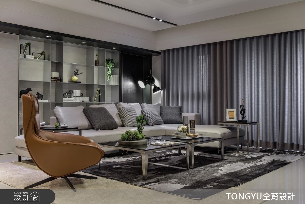 70坪新成屋(5年以下)＿現代風客廳案例圖片＿仝育設計＿仝育_09之7