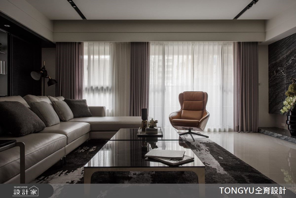 70坪新成屋(5年以下)＿現代風客廳案例圖片＿仝育設計＿仝育_09之11