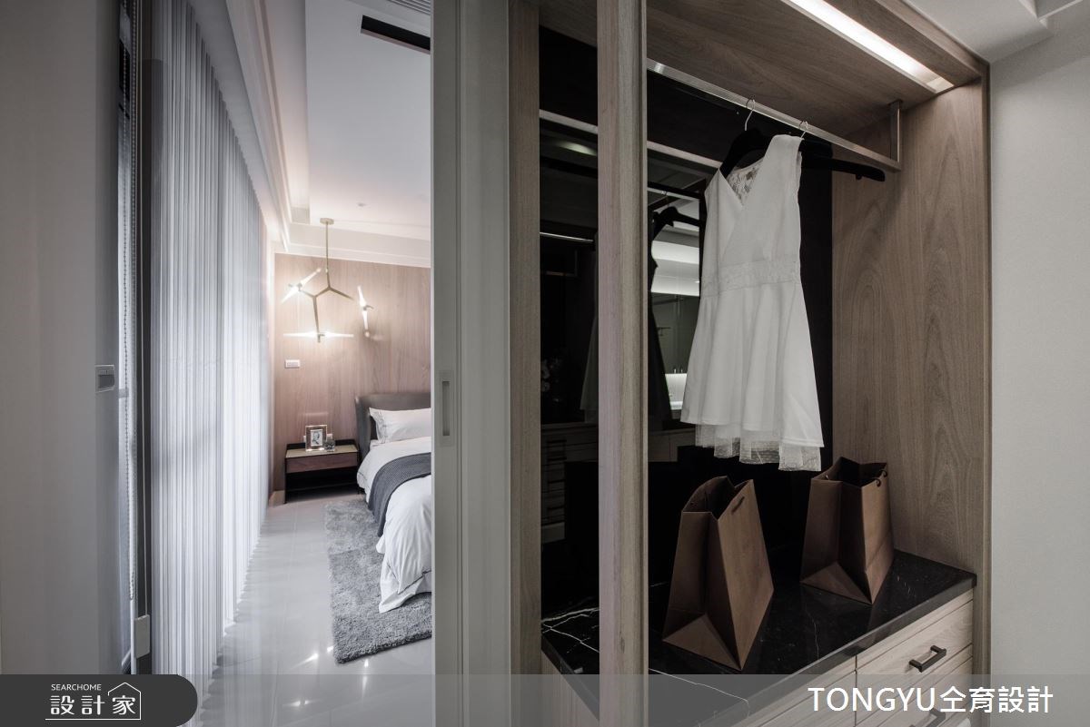 70坪新成屋(5年以下)＿現代風臥室更衣間案例圖片＿仝育設計＿仝育_09之21