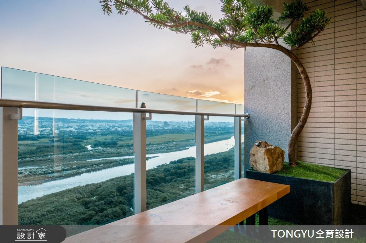 58坪新成屋(5年以下)＿休閒風陽台案例圖片＿仝育設計＿仝育_13之3