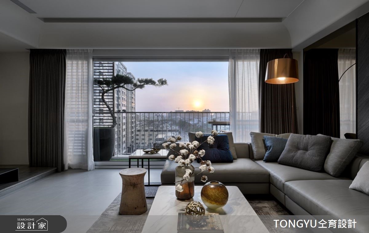 77坪新成屋(5年以下)＿現代風客廳案例圖片＿仝育設計＿仝育_15.明水森林之4