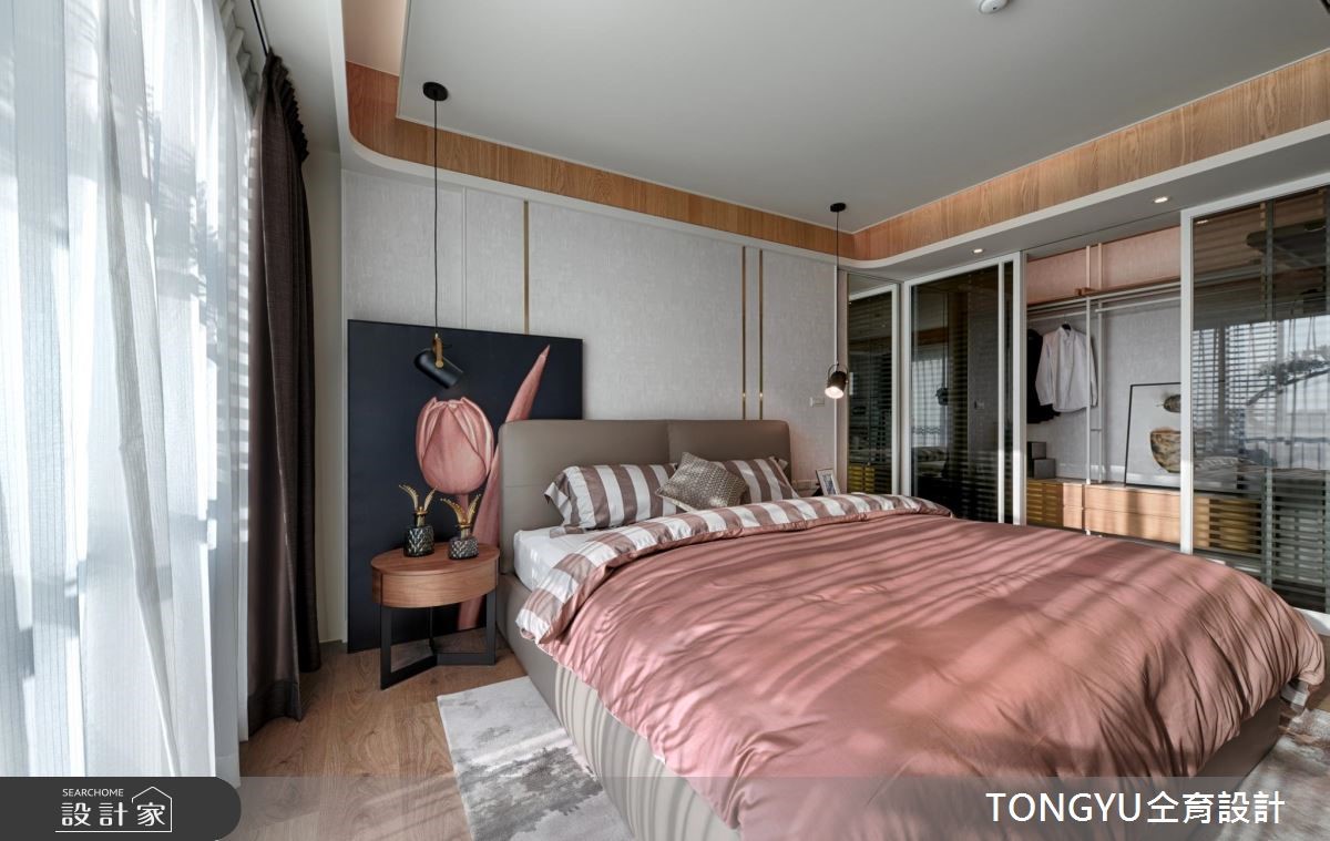 77坪新成屋(5年以下)＿現代風臥室案例圖片＿仝育設計＿仝育_15.明水森林之15