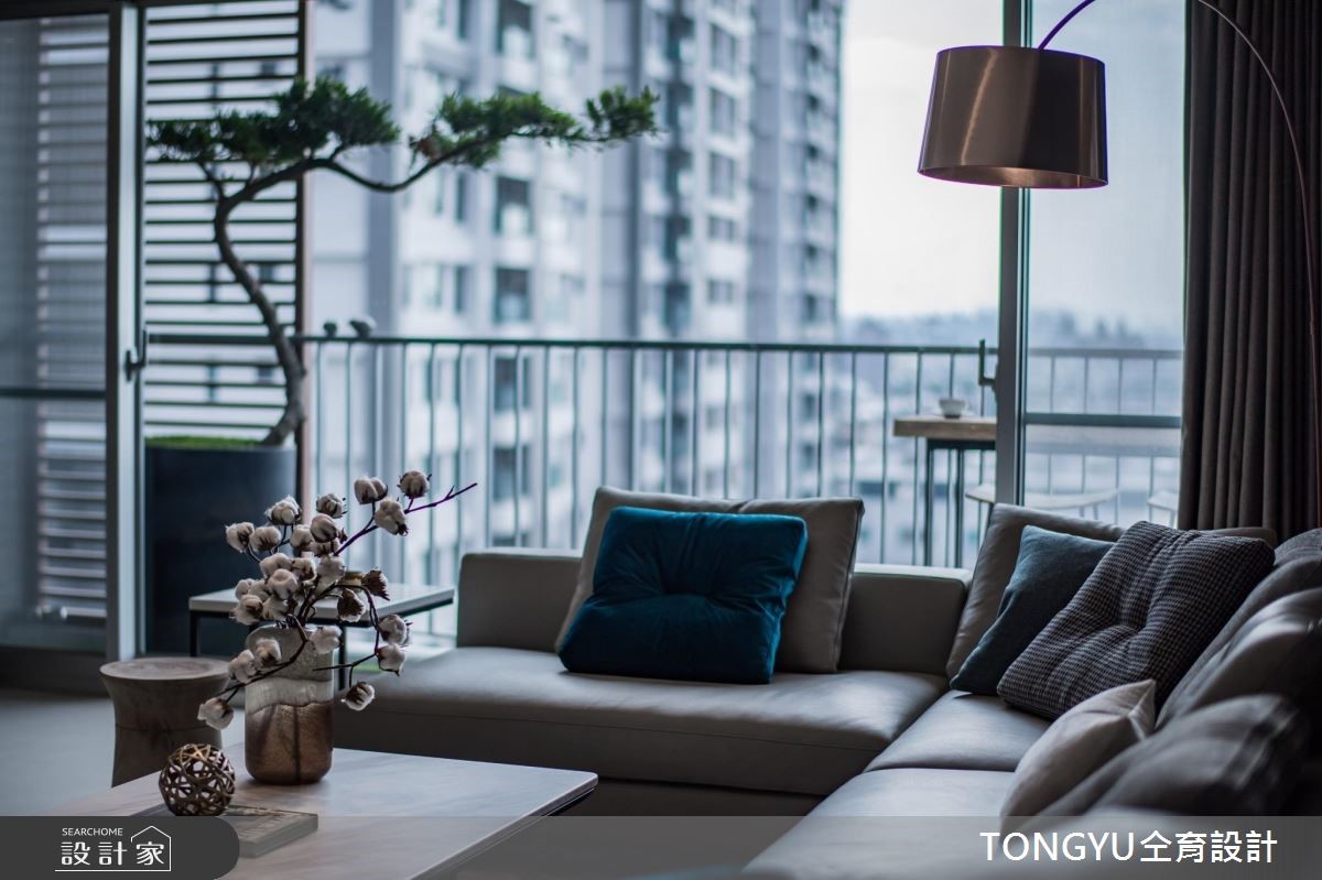 77坪新成屋(5年以下)＿現代風客廳案例圖片＿仝育設計＿仝育_15.明水森林之6