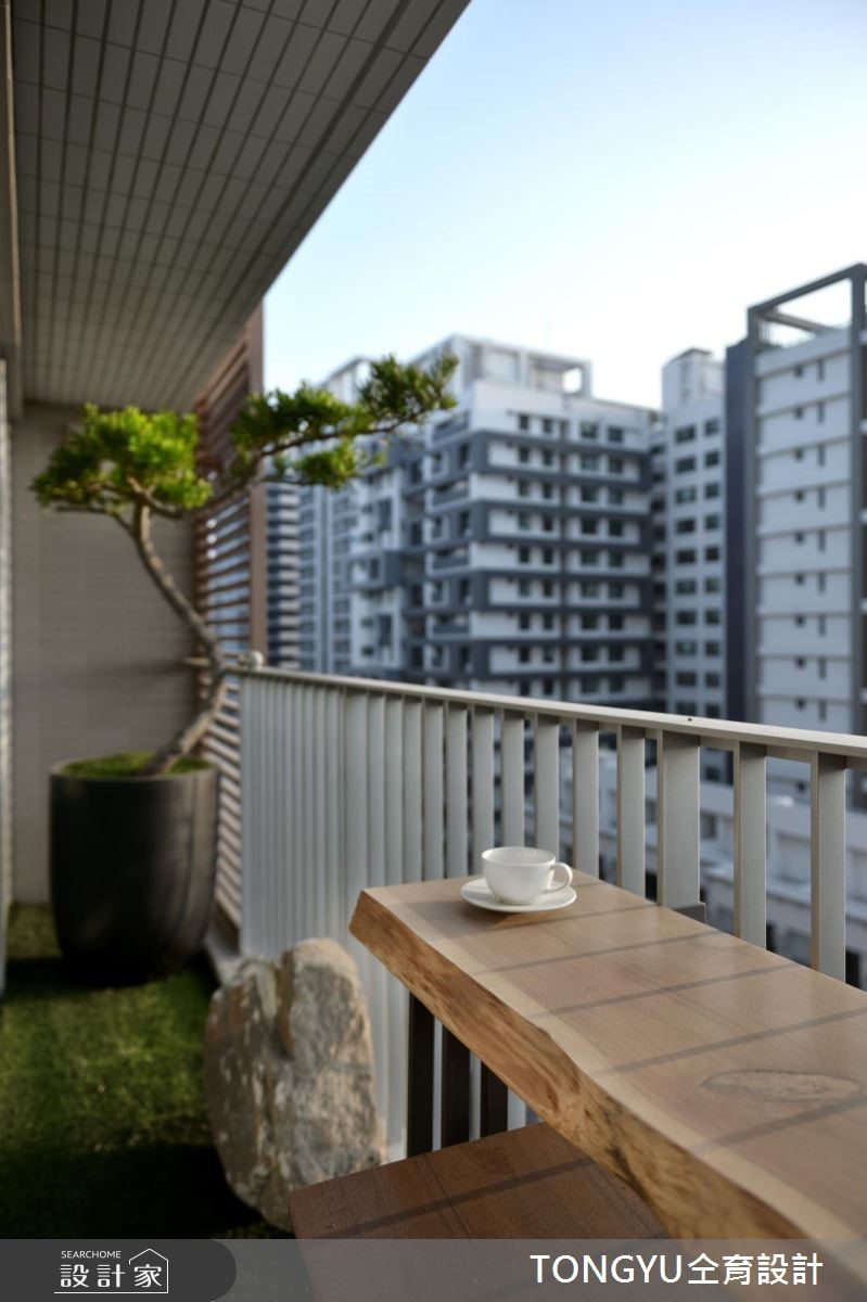 77坪新成屋(5年以下)＿現代風陽台案例圖片＿仝育設計＿仝育_15.明水森林之8