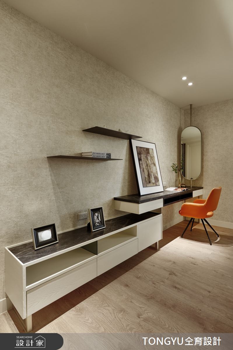 123坪新成屋(5年以下)＿休閒風臥室案例圖片＿仝育設計＿仝育_16.微光入色之25