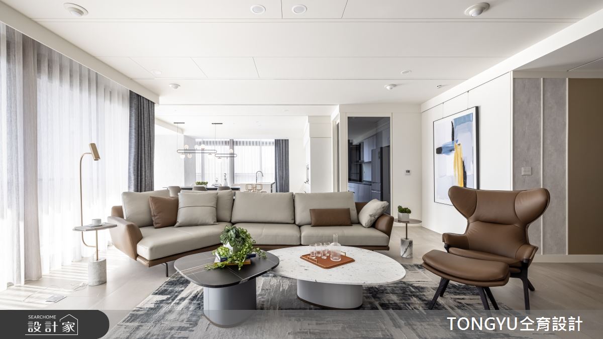 145坪新成屋(5年以下)＿現代風客廳案例圖片＿仝育設計＿仝育_22.Double One之4