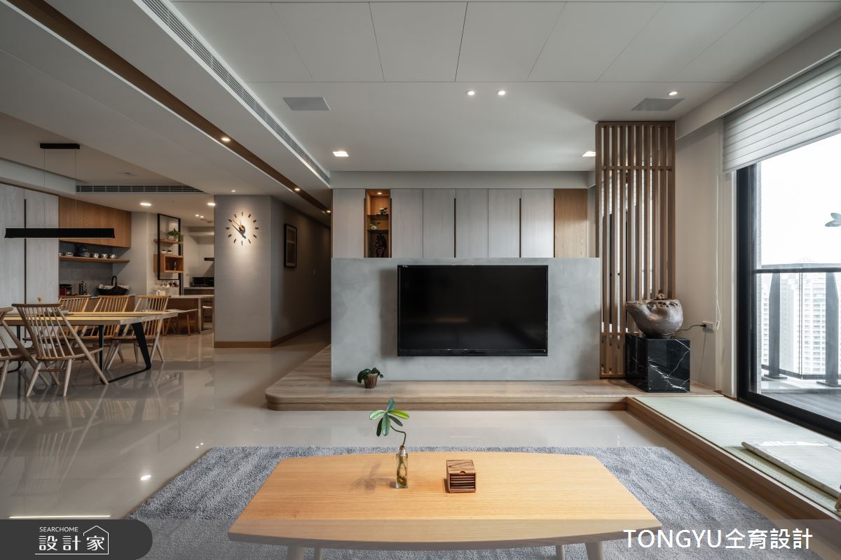 78坪預售屋＿休閒風客廳案例圖片＿仝育設計＿仝育_23.禪韻之6