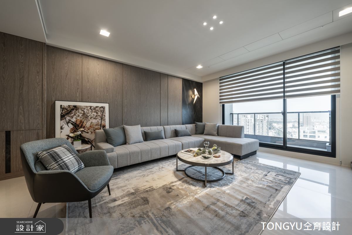 74坪預售屋＿現代風客廳案例圖片＿仝育設計＿仝育_25之3