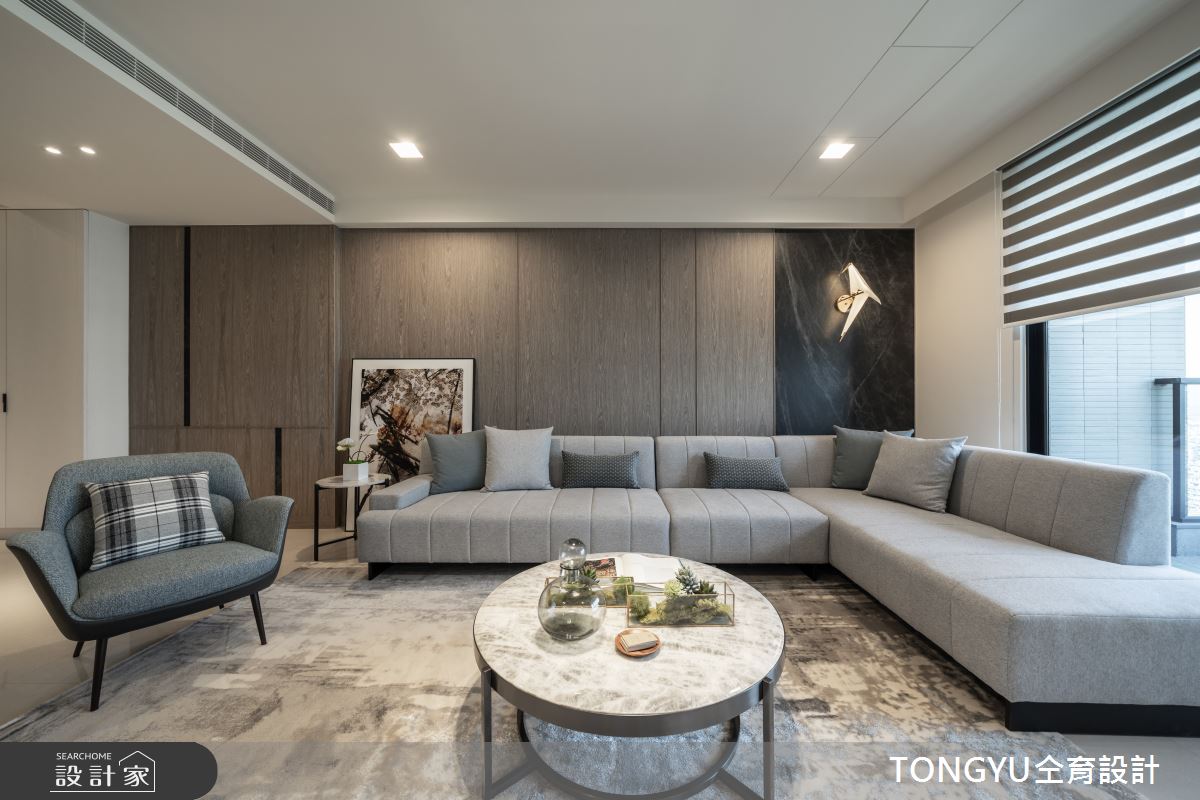 74坪預售屋＿現代風客廳案例圖片＿仝育設計＿仝育_25之4