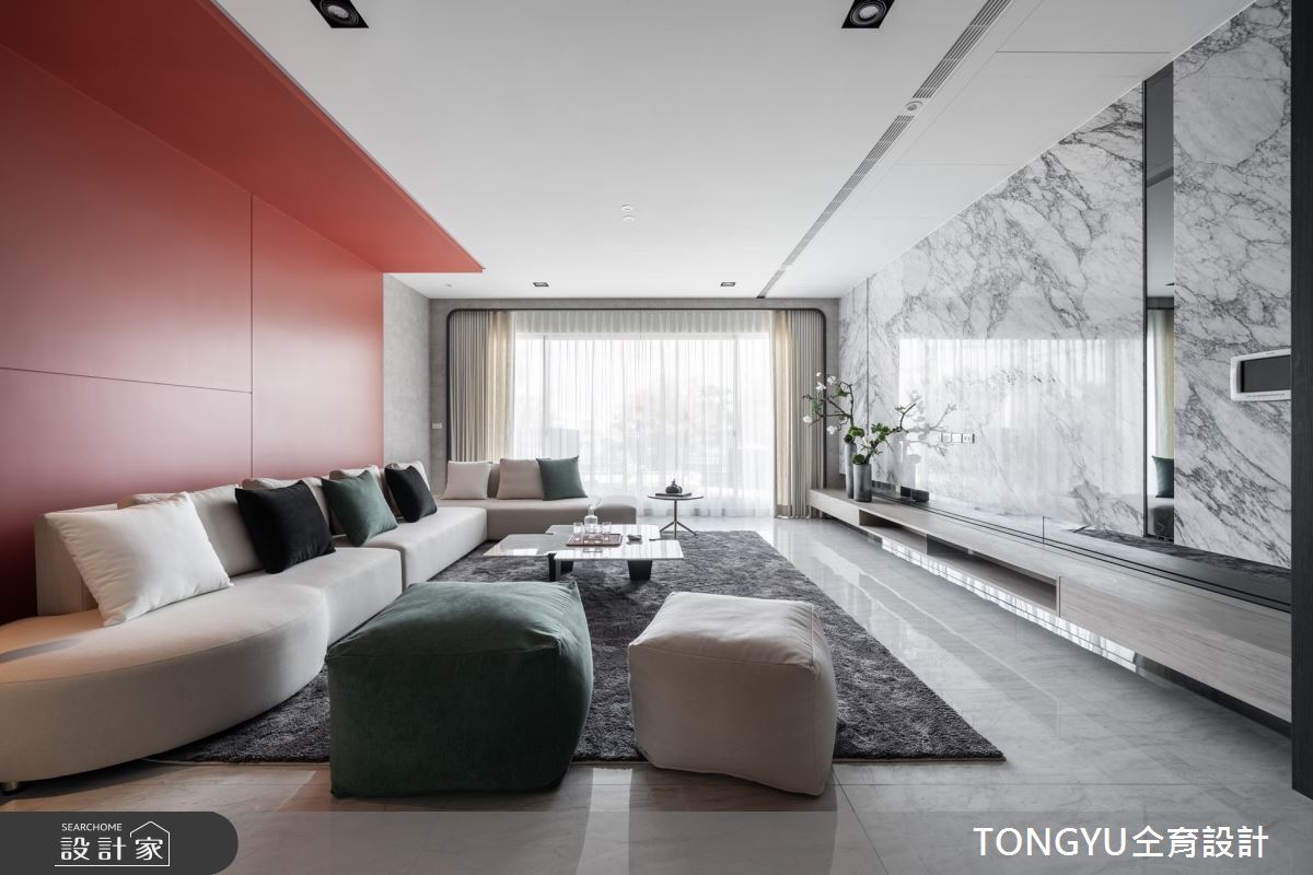 125坪預售屋＿現代風客廳案例圖片＿仝育設計＿仝育_26.日暮之3