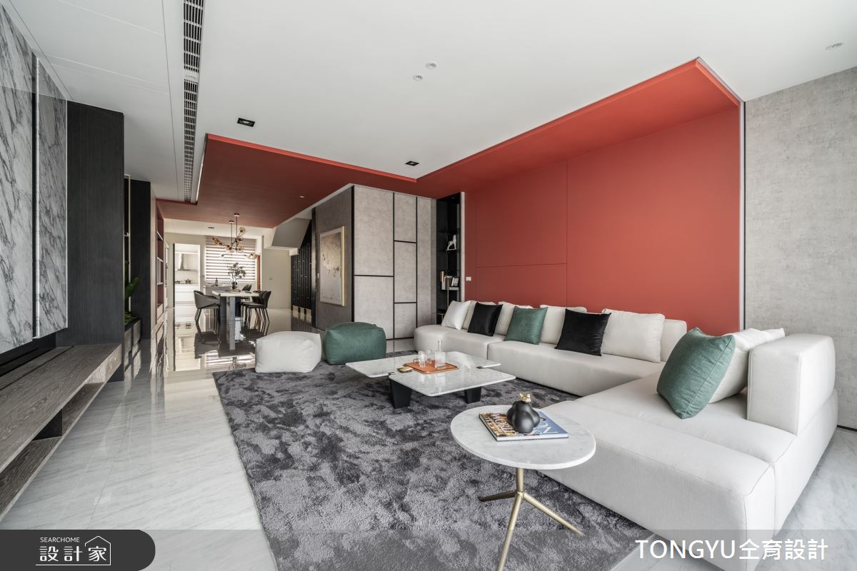 125坪預售屋＿現代風客廳案例圖片＿仝育設計＿仝育_26.日暮之4