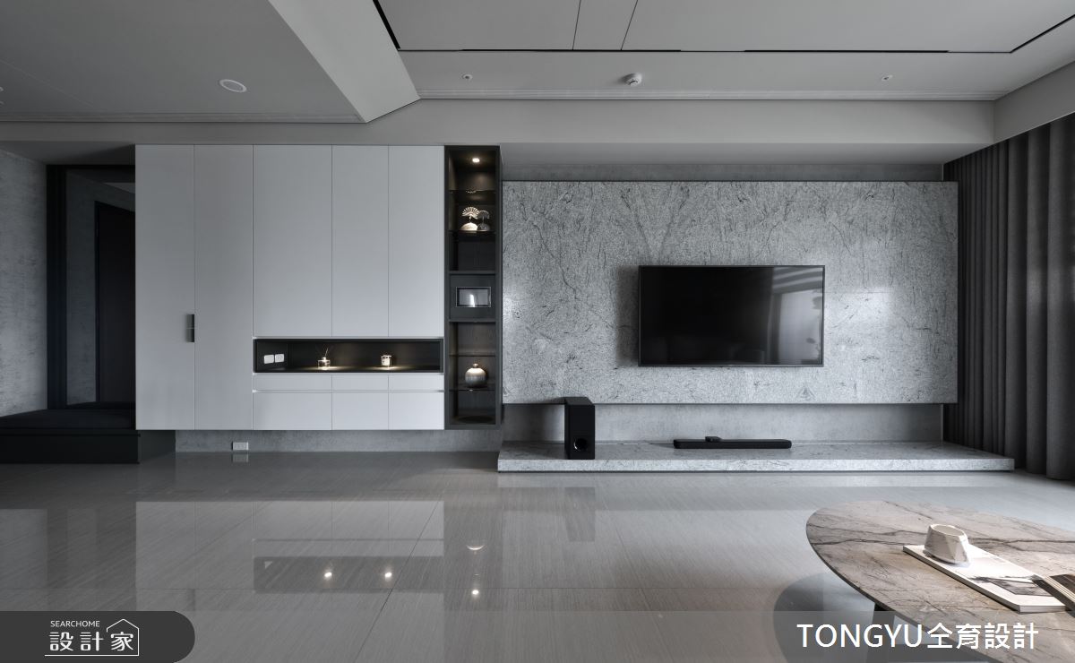 93坪預售屋＿現代風客廳案例圖片＿仝育設計＿仝育_27之4