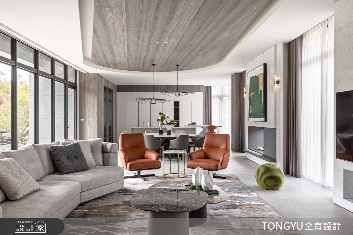 300坪新成屋(5年以下)＿現代風客廳案例圖片＿仝育設計＿仝育_28.曦白樂居之6