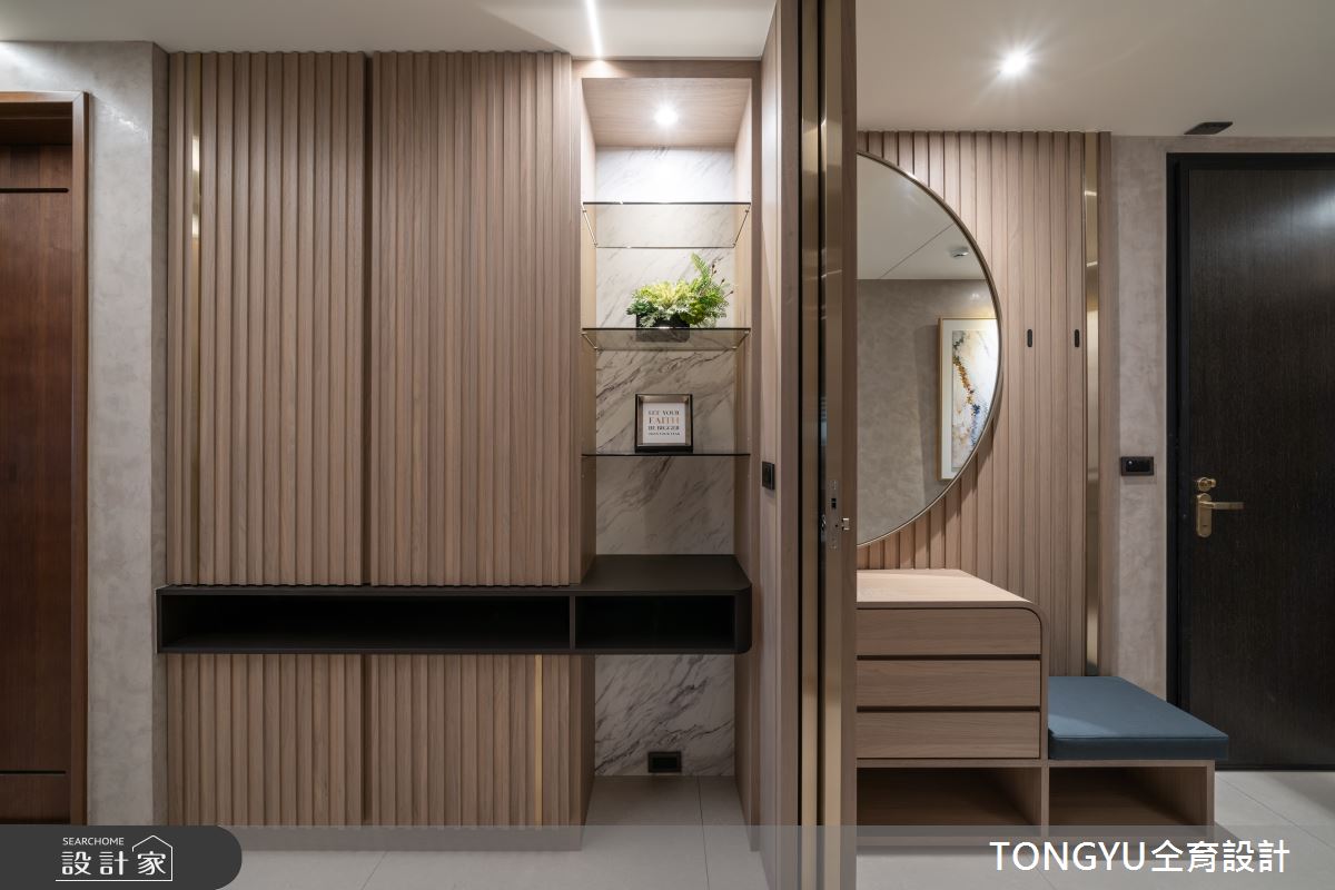 新成屋(5年以下)＿現代風玄關案例圖片＿仝育設計＿仝育_30.雅逸之4