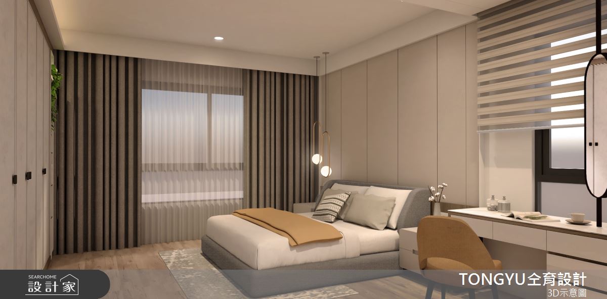 預售屋＿簡約風臥室案例圖片＿仝育設計＿仝育_32之6