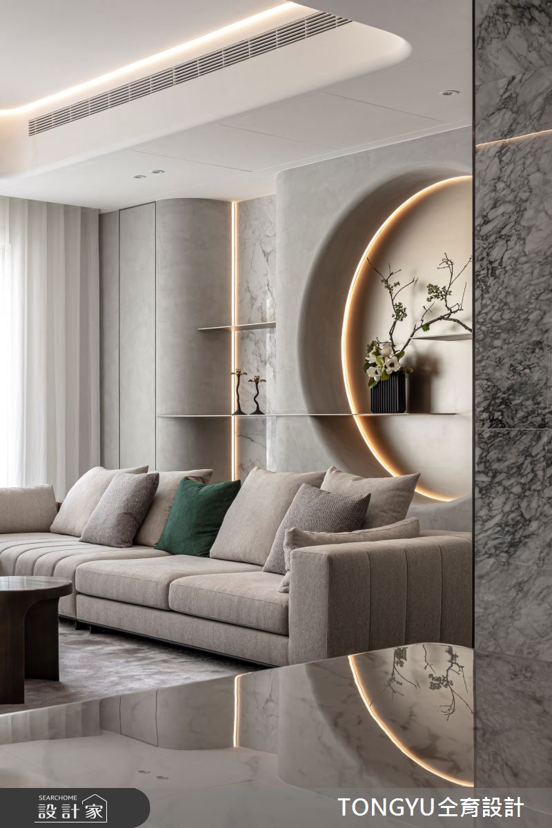 139坪新成屋(5年以下)＿現代風客廳案例圖片＿仝育設計＿仝育_37.獨一無二之1