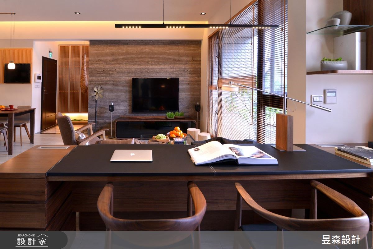 30坪新成屋(5年以下)＿人文禪風玄關客廳書房案例圖片＿昱森設計室內裝修有限公司＿昱森_04之5