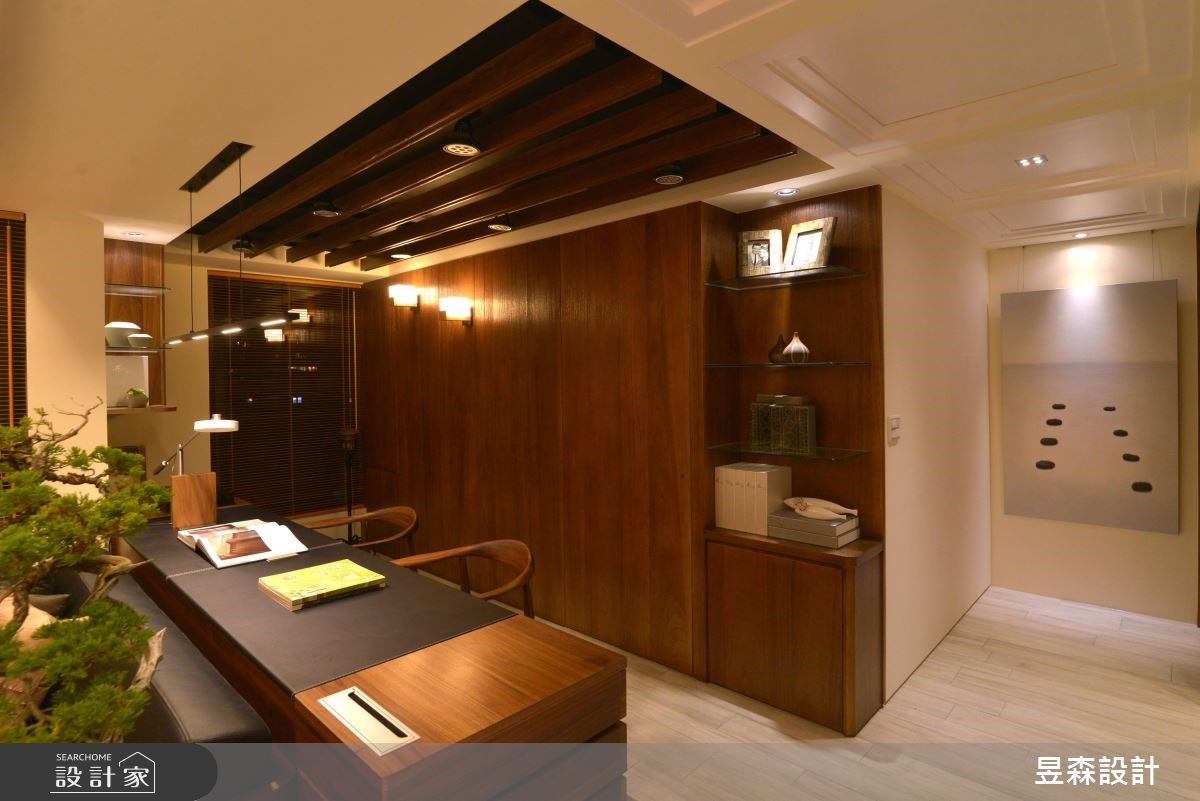 30坪新成屋(5年以下)＿人文禪風書房案例圖片＿昱森設計室內裝修有限公司＿昱森_04之8