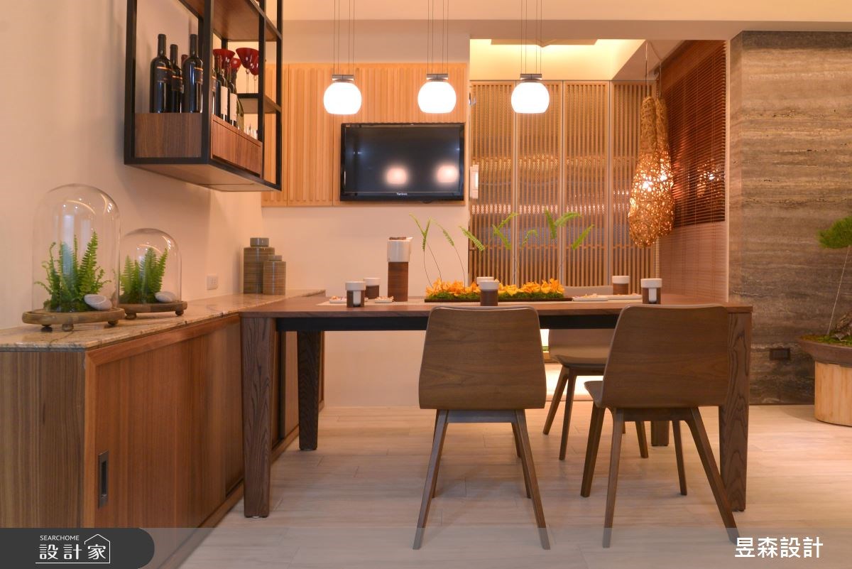 30坪新成屋(5年以下)＿人文禪風餐廳案例圖片＿昱森設計室內裝修有限公司＿昱森_04之11