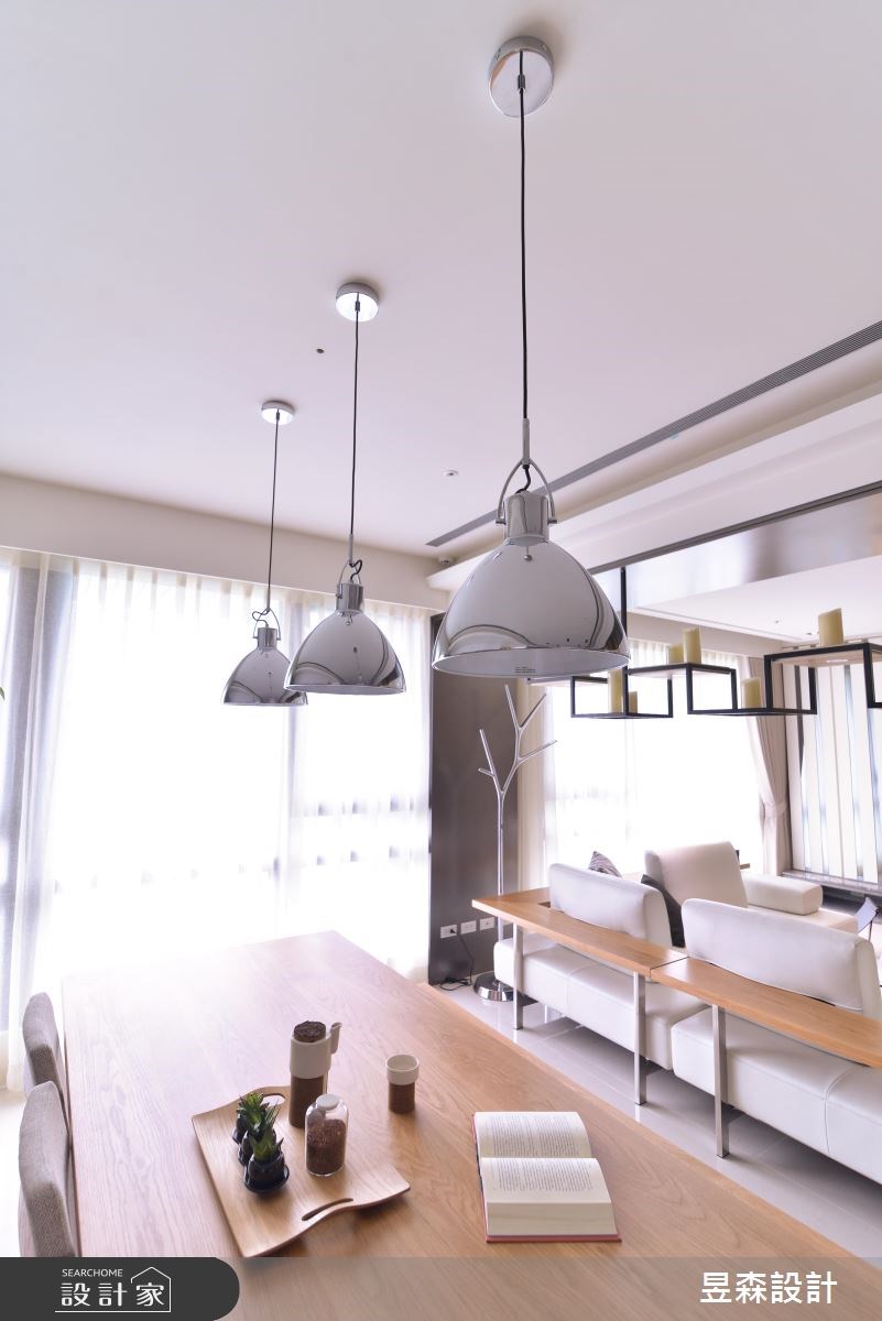 50坪新成屋(5年以下)＿北歐風客廳餐廳案例圖片＿昱森設計室內裝修有限公司＿昱森_05之10