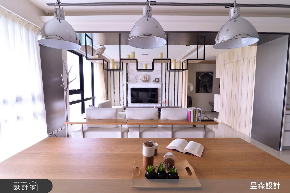 50坪新成屋(5年以下)＿北歐風客廳案例圖片＿昱森設計室內裝修有限公司＿昱森_05之12