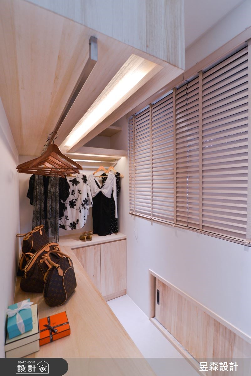 50坪新成屋(5年以下)＿北歐風更衣間案例圖片＿昱森設計室內裝修有限公司＿昱森_05之17