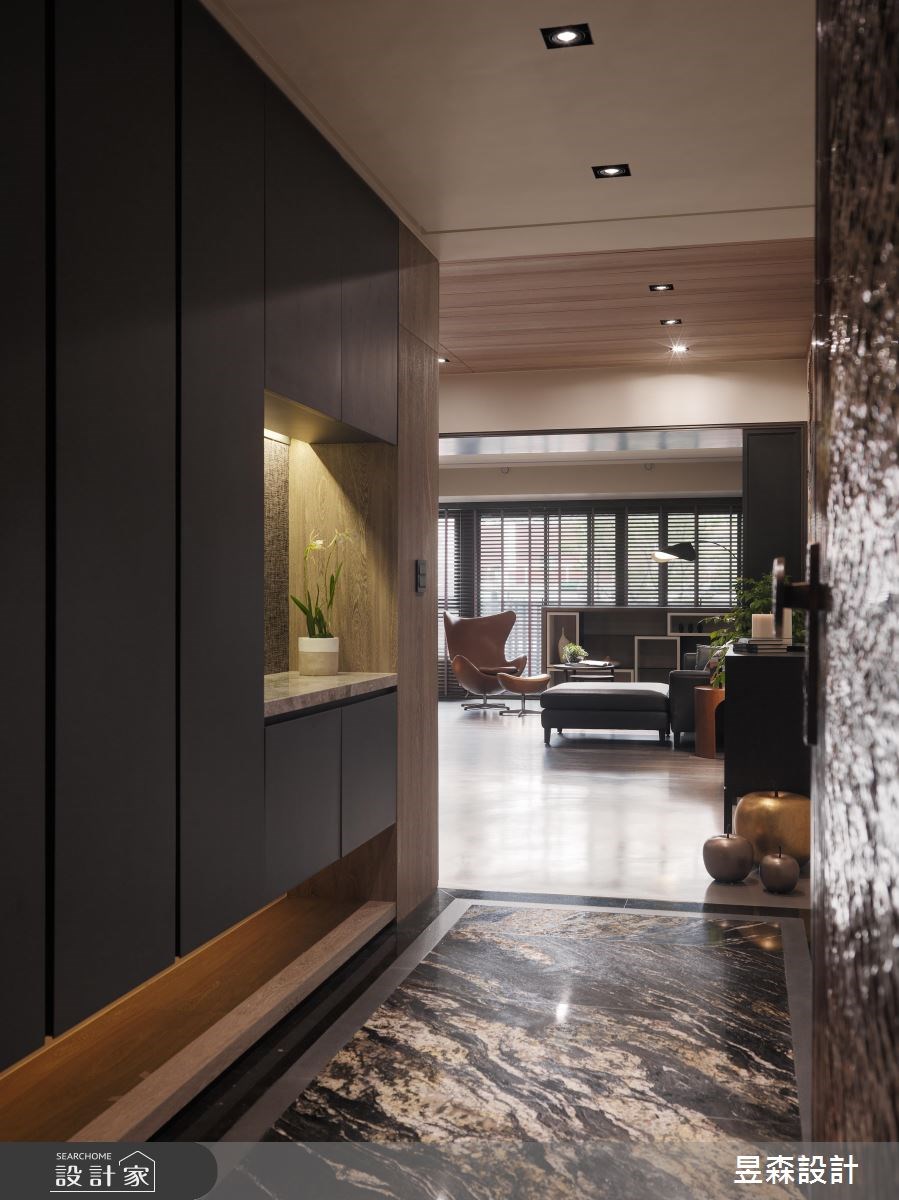 48坪預售屋＿現代風玄關案例圖片＿昱森設計室內裝修有限公司＿昱森_07之4489