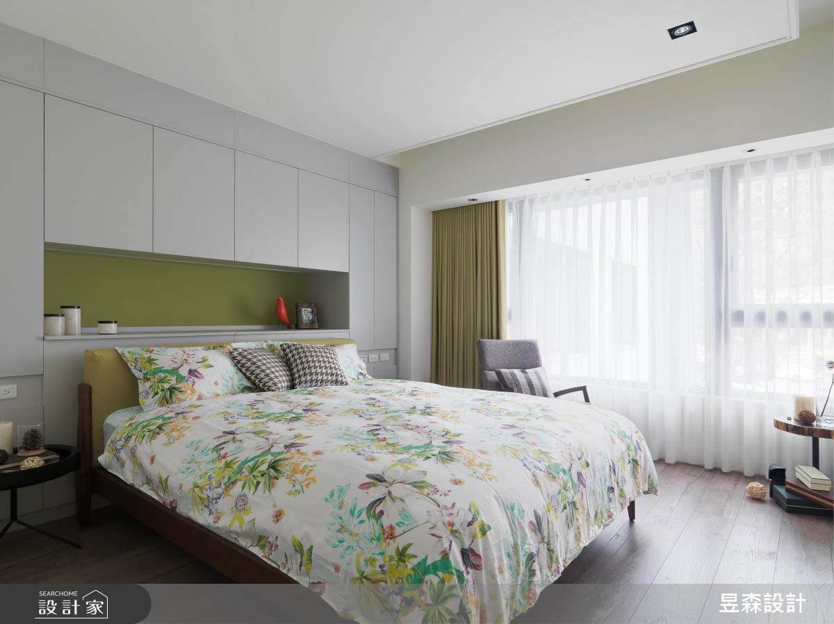 48坪預售屋＿現代風臥室案例圖片＿昱森設計室內裝修有限公司＿昱森_07之10