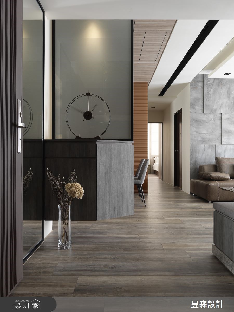 25坪新成屋(5年以下)＿工業風玄關案例圖片＿昱森設計室內裝修有限公司＿昱森_08之2