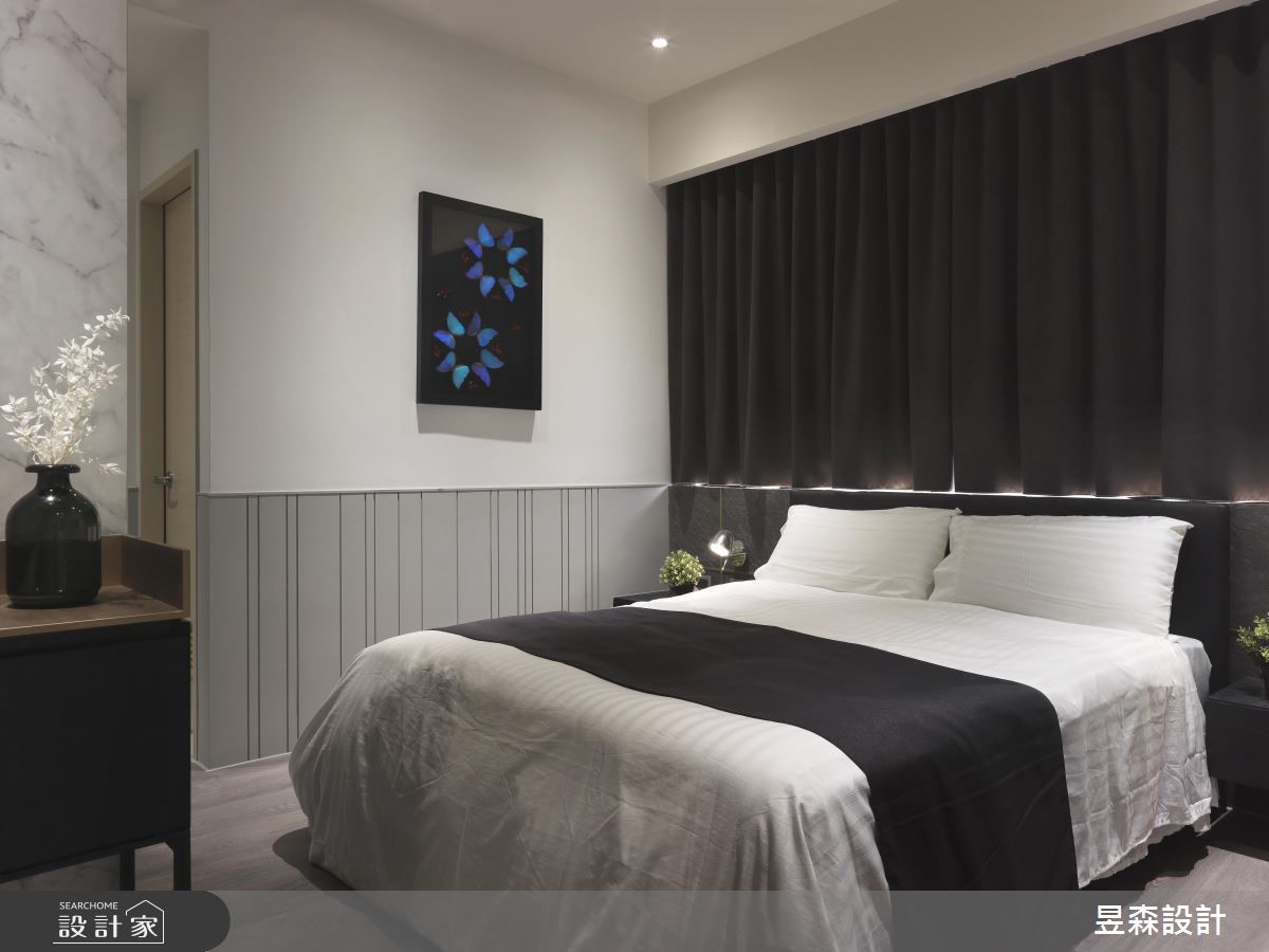 17坪新成屋(5年以下)＿現代風臥室案例圖片＿昱森設計室內裝修有限公司＿昱森_11之15