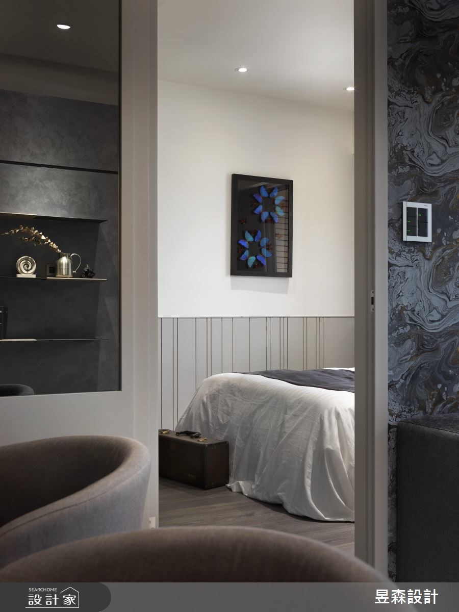 17坪新成屋(5年以下)＿現代風臥室案例圖片＿昱森設計室內裝修有限公司＿昱森_11之14