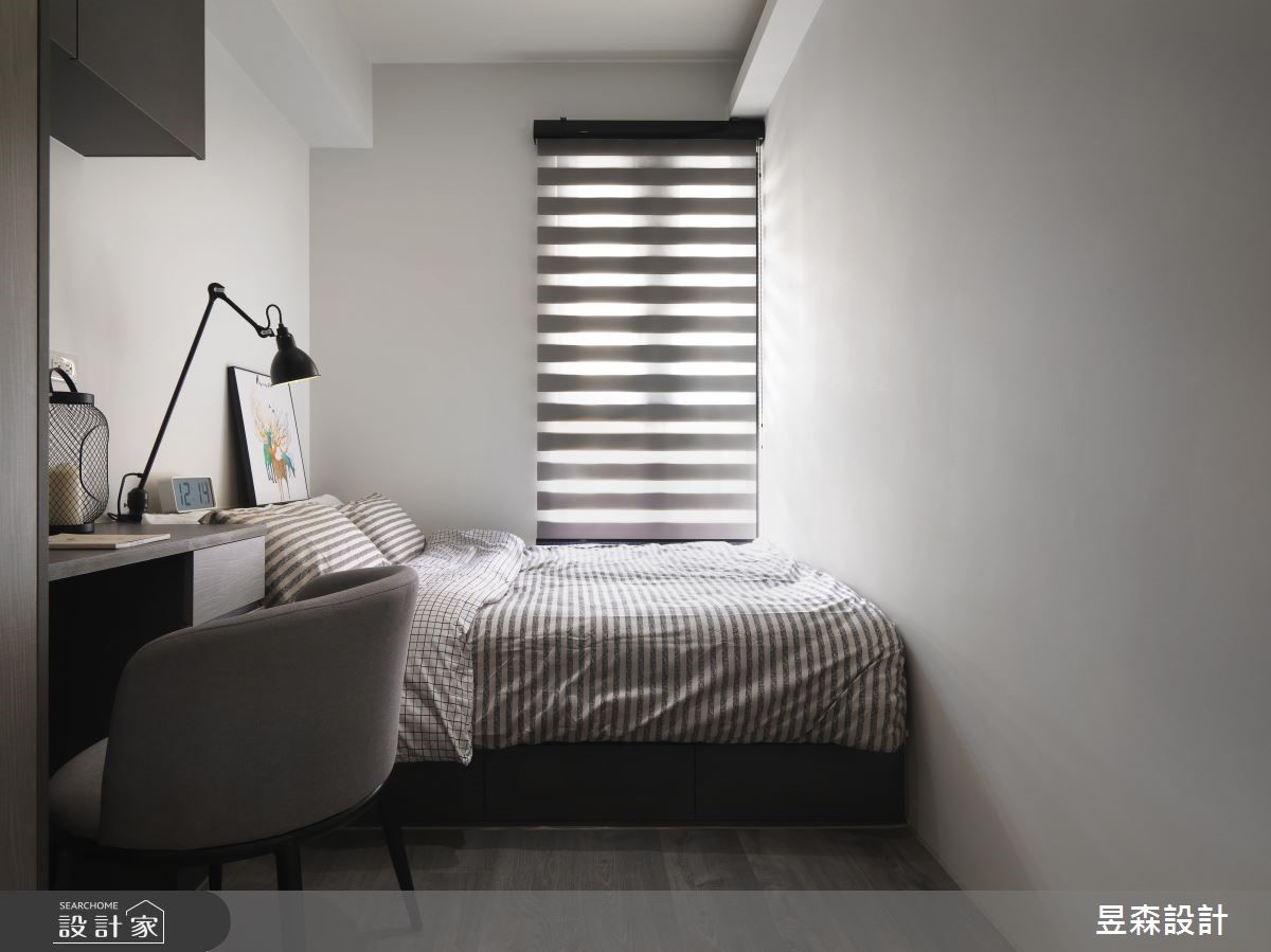 17坪新成屋(5年以下)＿現代風臥室案例圖片＿昱森設計室內裝修有限公司＿昱森_11之19