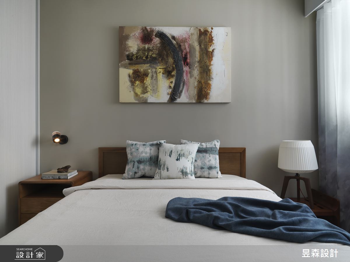 20坪新成屋(5年以下)＿現代風臥室案例圖片＿昱森設計室內裝修有限公司＿昱森_14之19