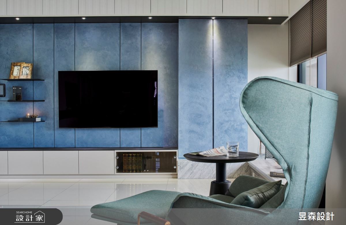 24坪新成屋(5年以下)＿混搭風客廳案例圖片＿昱森設計室內裝修有限公司＿昱森_15之6