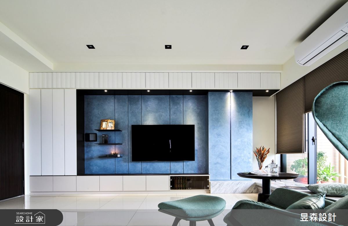 24坪新成屋(5年以下)＿混搭風客廳案例圖片＿昱森設計室內裝修有限公司＿昱森_15之5