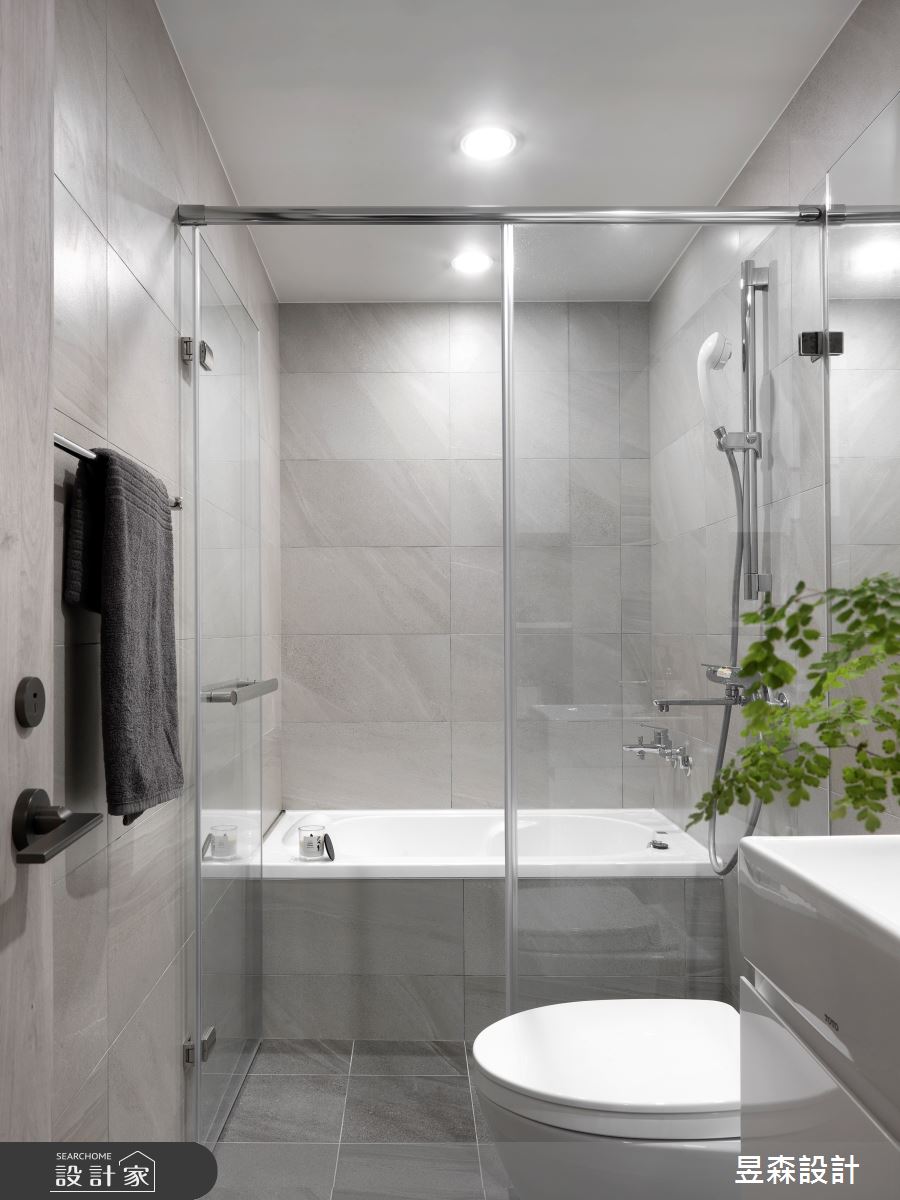 35坪老屋(16~30年)＿混搭風浴室案例圖片＿昱森設計室內裝修有限公司＿昱森_17之20