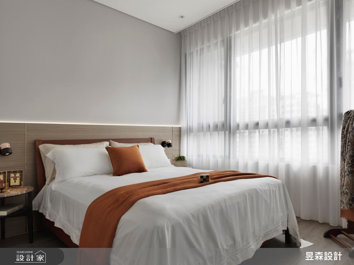 30坪新成屋(5年以下)＿混搭風臥室案例圖片＿昱森設計室內裝修有限公司＿昱森_18之18