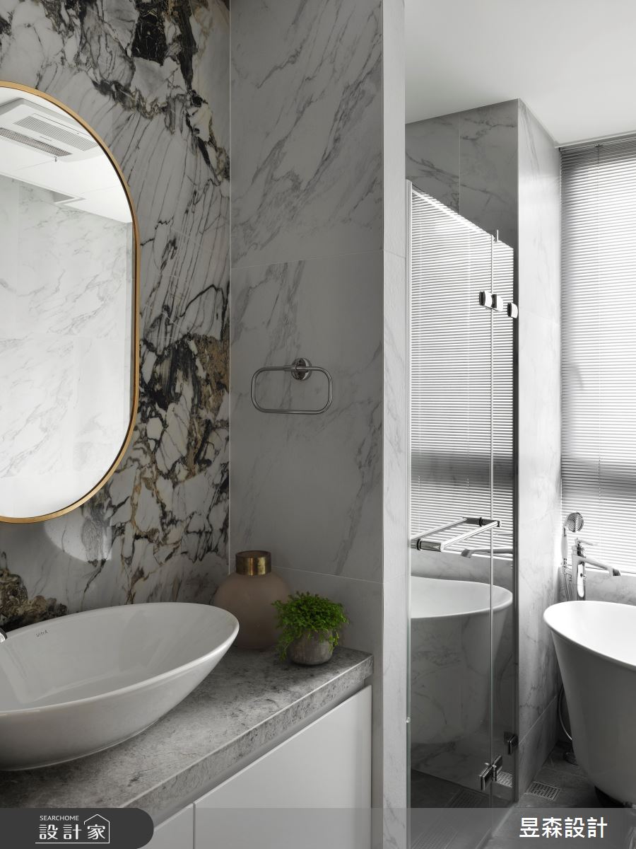 30坪新成屋(5年以下)＿混搭風浴室案例圖片＿昱森設計室內裝修有限公司＿昱森_18之119