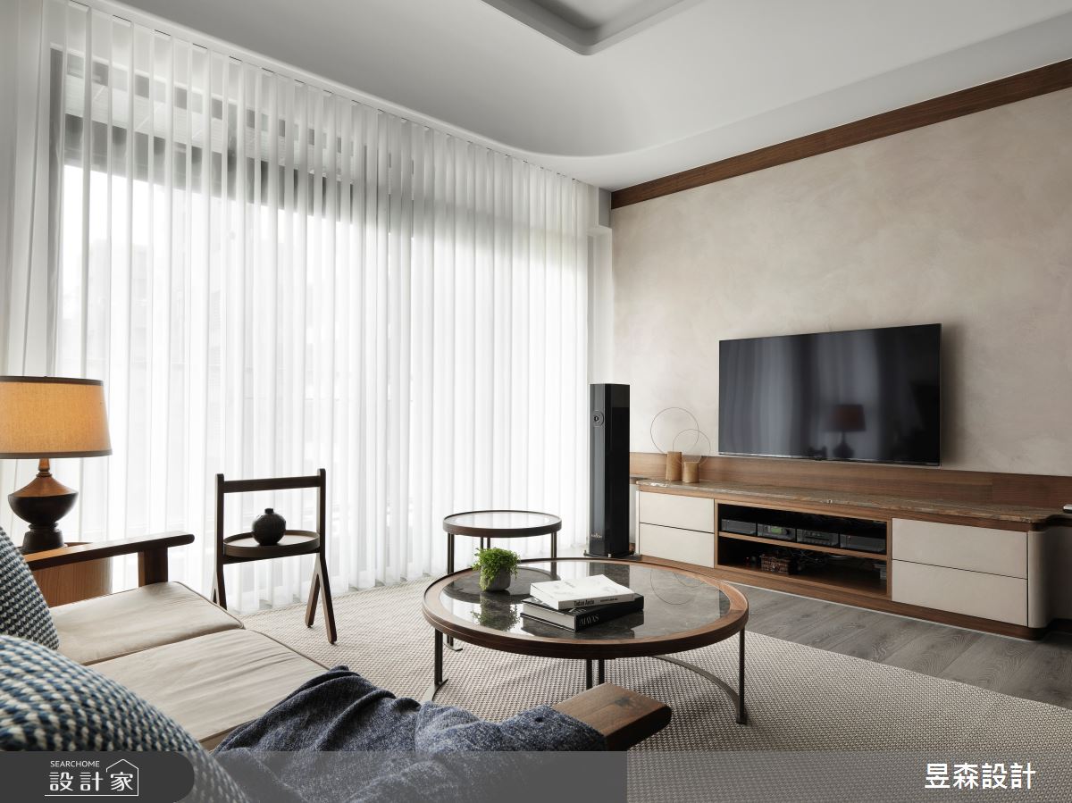 30坪新成屋(5年以下)＿混搭風客廳案例圖片＿昱森設計室內裝修有限公司＿昱森_18之8