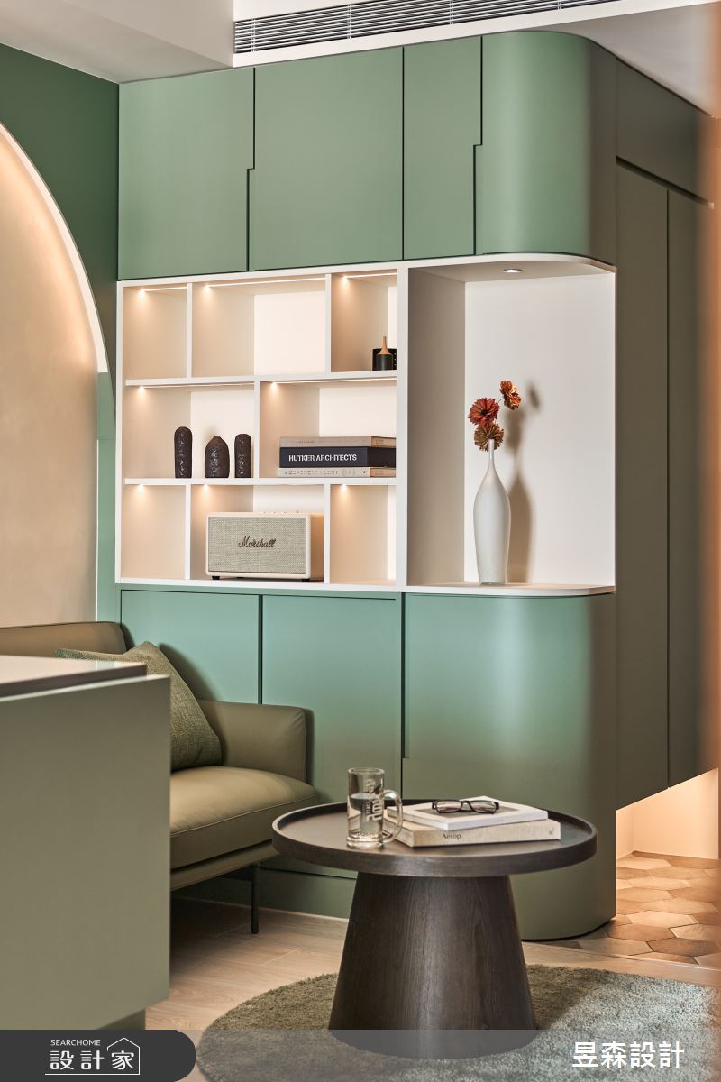 15坪新成屋(5年以下)＿現代簡約風客廳案例圖片＿昱森設計室內裝修有限公司＿昱森_23之9
