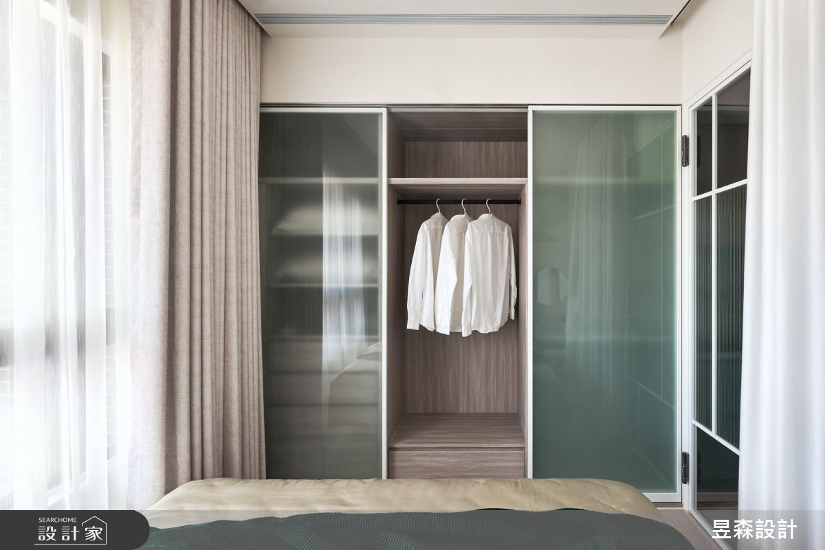 15坪新成屋(5年以下)＿現代簡約風臥室案例圖片＿昱森設計室內裝修有限公司＿昱森_23之17